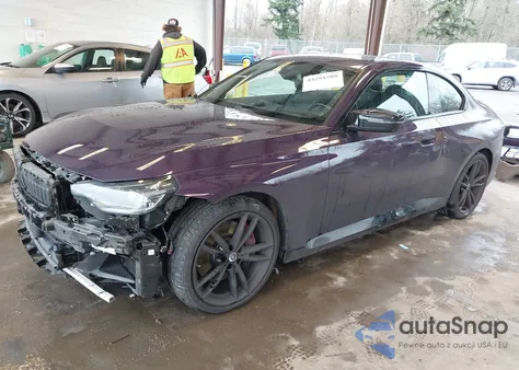 2023 BMW M240 I xDrive z USA, uszkodzony, nr VIN 3MW53CM0XP8D23462